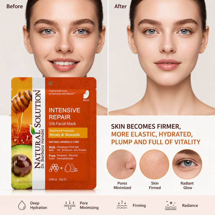 Facial Mask (Honey &amp; Avocado) - 25g | Natural Solution