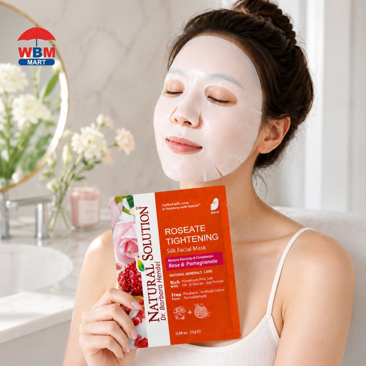 Facial Mask (Rose &amp; Pomegranate) - 25g | Natural Solution