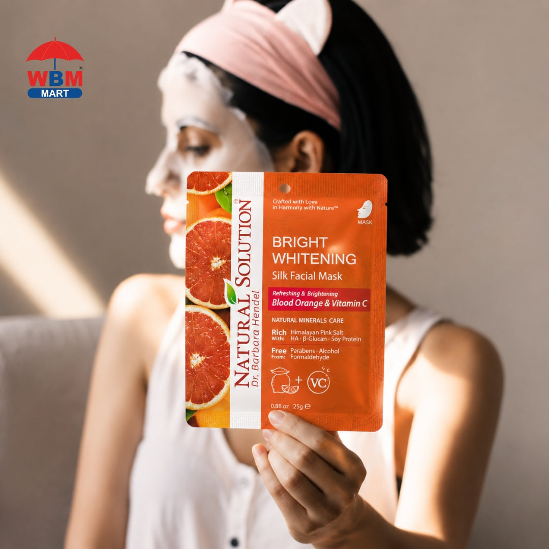 Facial Mask (Blood Orange &amp; Vitamin C) - 25g | Natural Solution