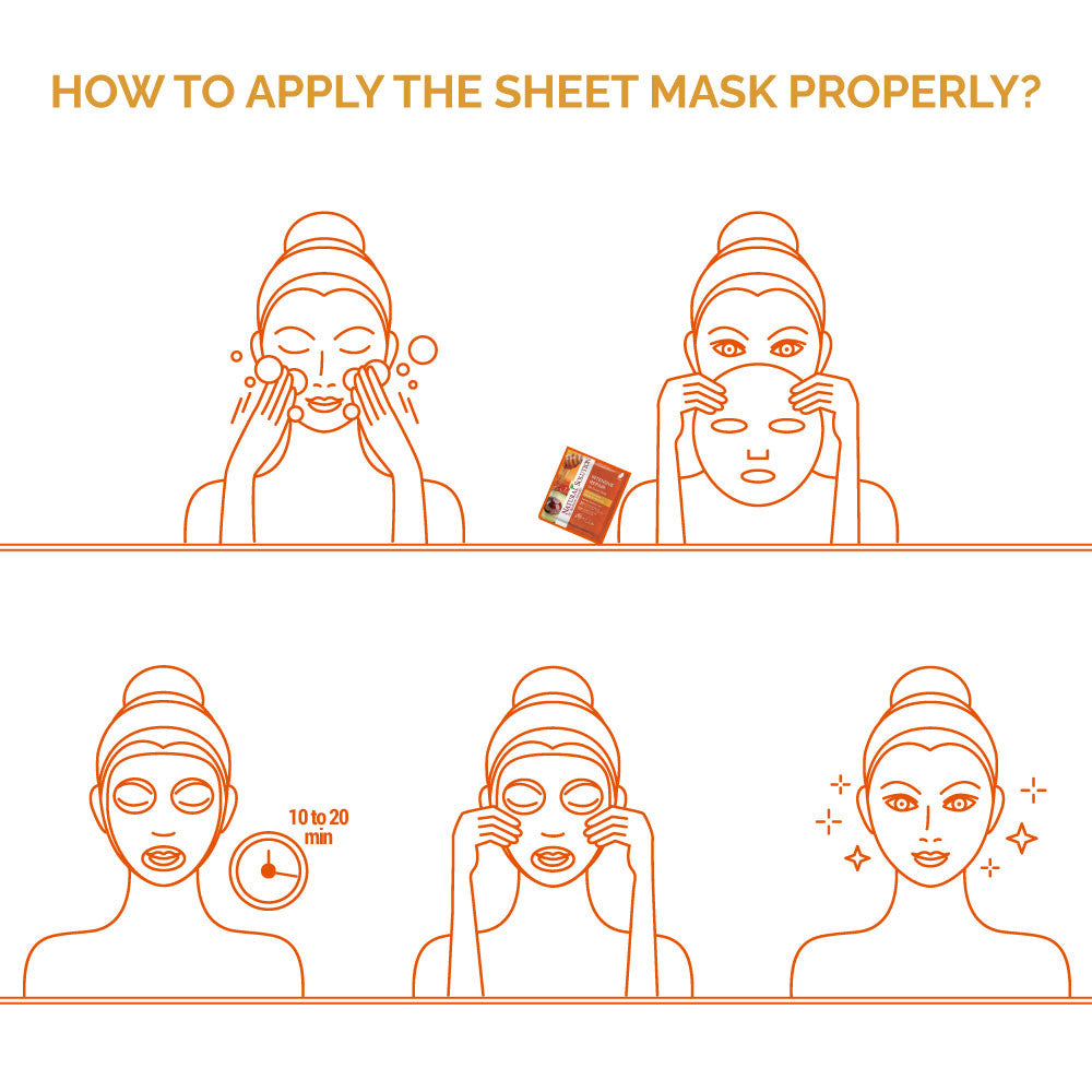 Facial Mask (Blood Orange &amp; Vitamin C) - 25g | Natural Solution