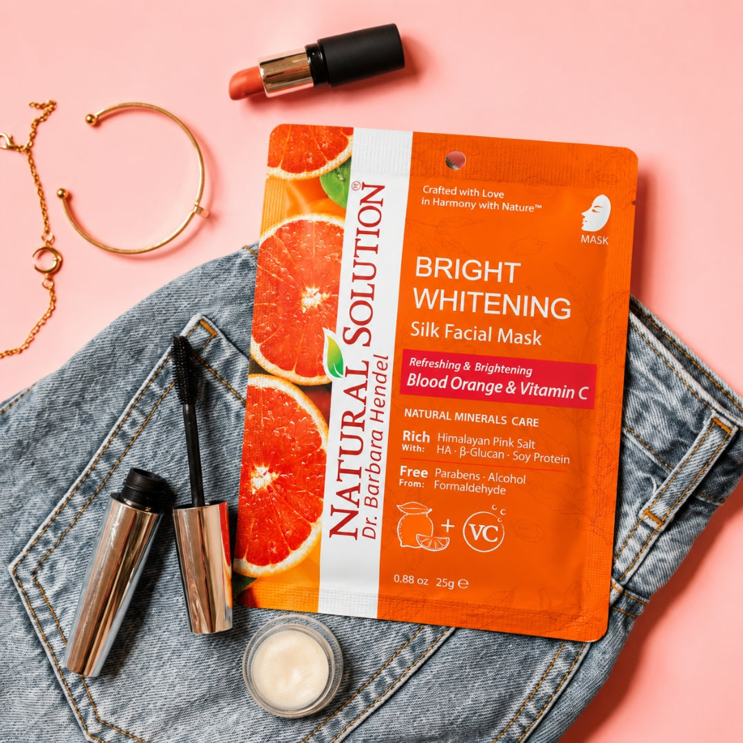 Facial Mask (Blood Orange &amp; Vitamin C) - 25g | Natural Solution