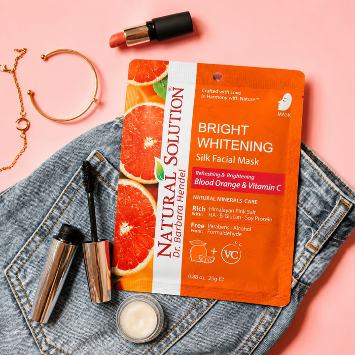 Facial Mask (Blood Orange &amp; Vitamin C) - 25g | Natural Solution