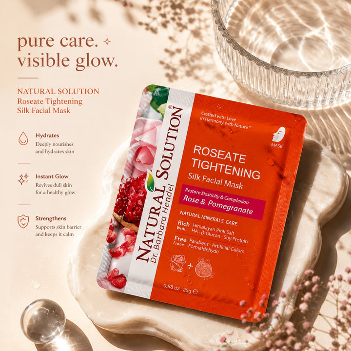 Facial Mask (Rose &amp; Pomegranate) - 25g | Natural Solution