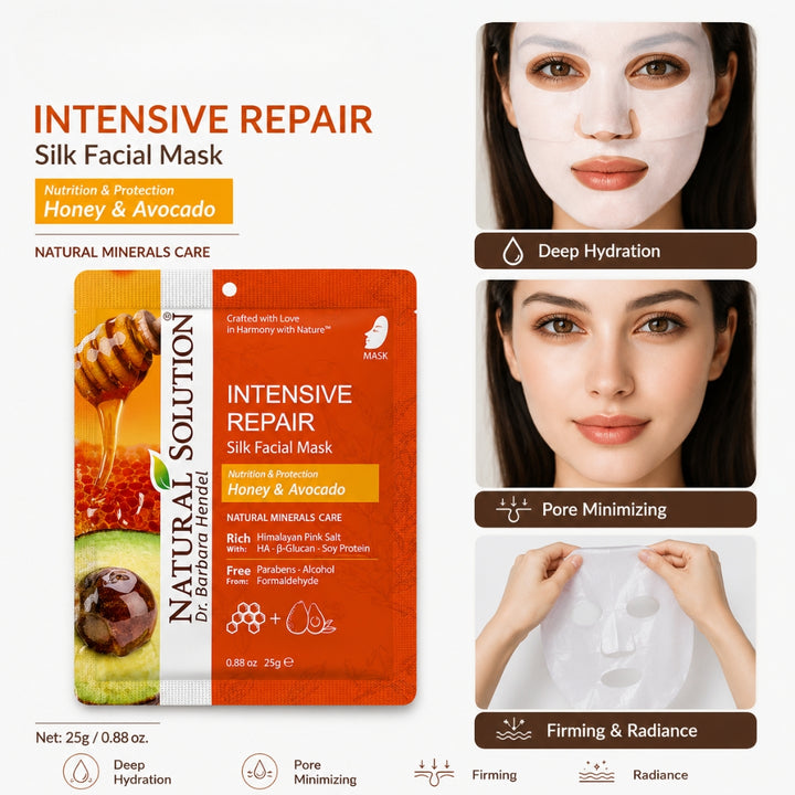Facial Mask (Honey &amp; Avocado) - 25g | Natural Solution