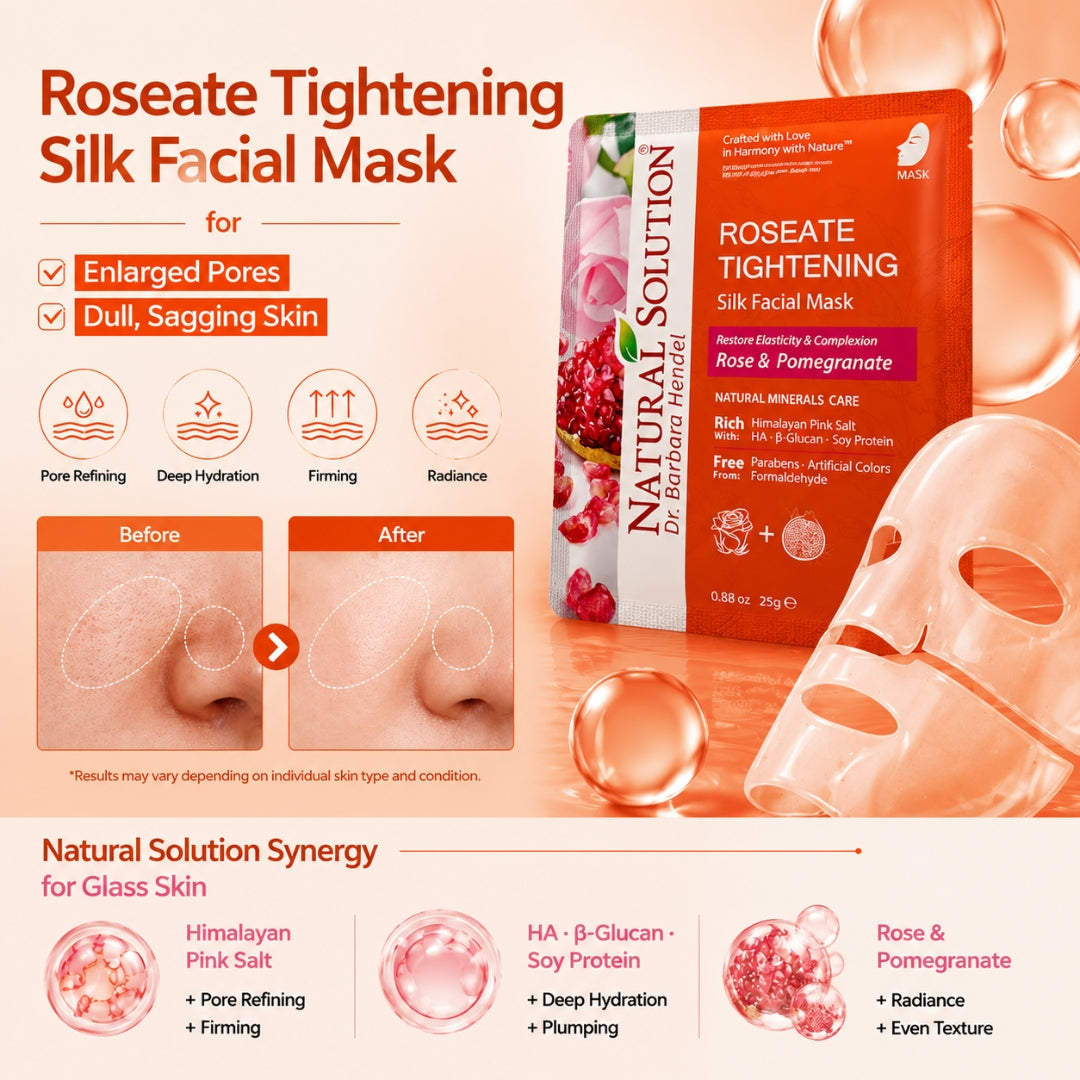 Facial Mask (Rose &amp; Pomegranate) - 25g | Natural Solution
