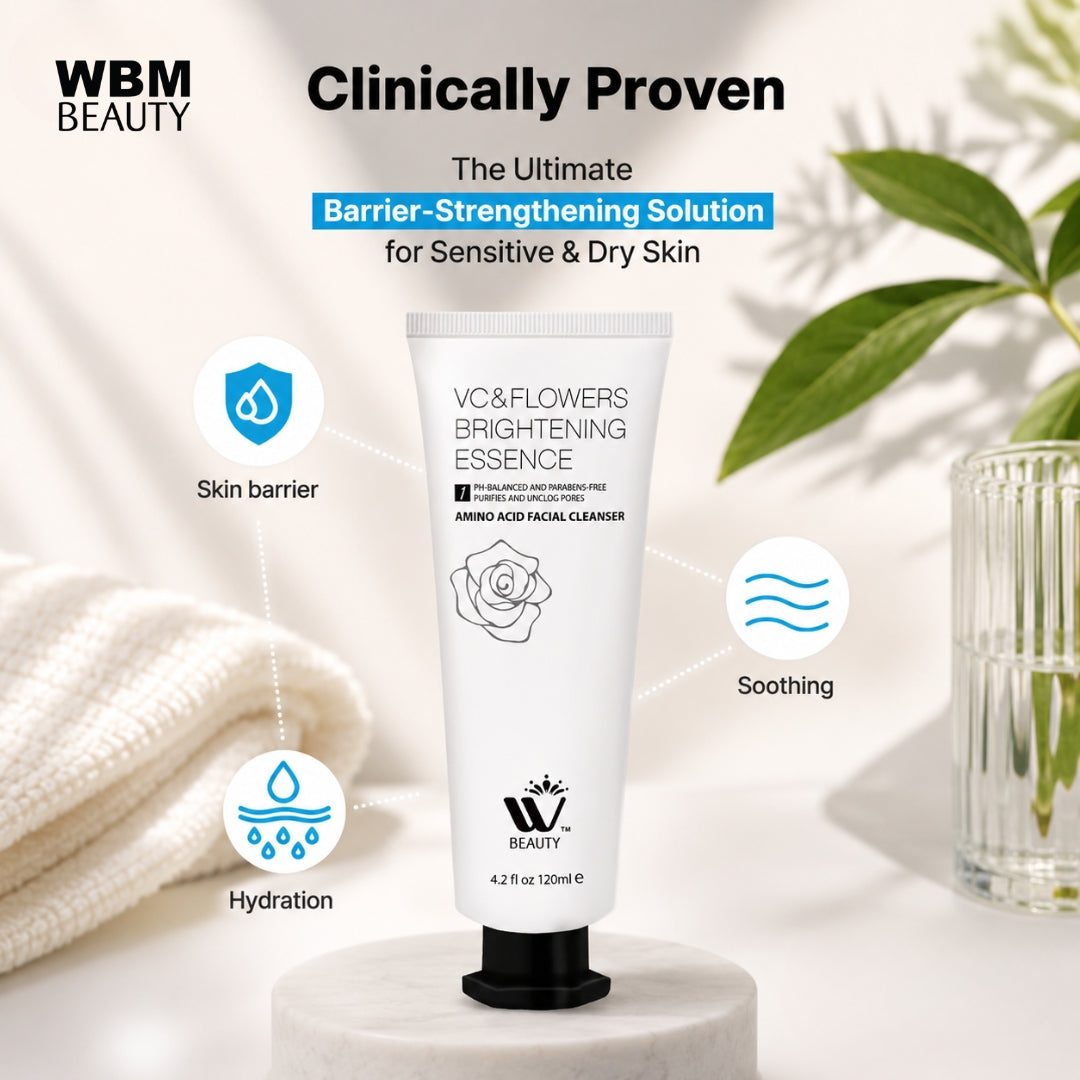 Amino Acid Facial Cleanser-120ml | WBM Beauty