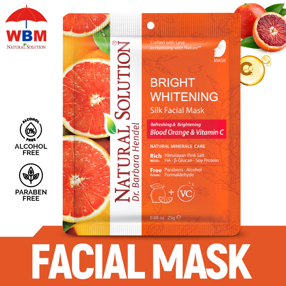Facial Mask (Blood Orange &amp; Vitamin C) - 25g | Natural Solution