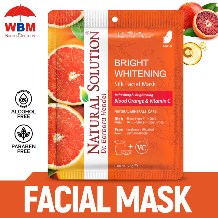 Facial Mask (Blood Orange &amp; Vitamin C) - 25g | Natural Solution