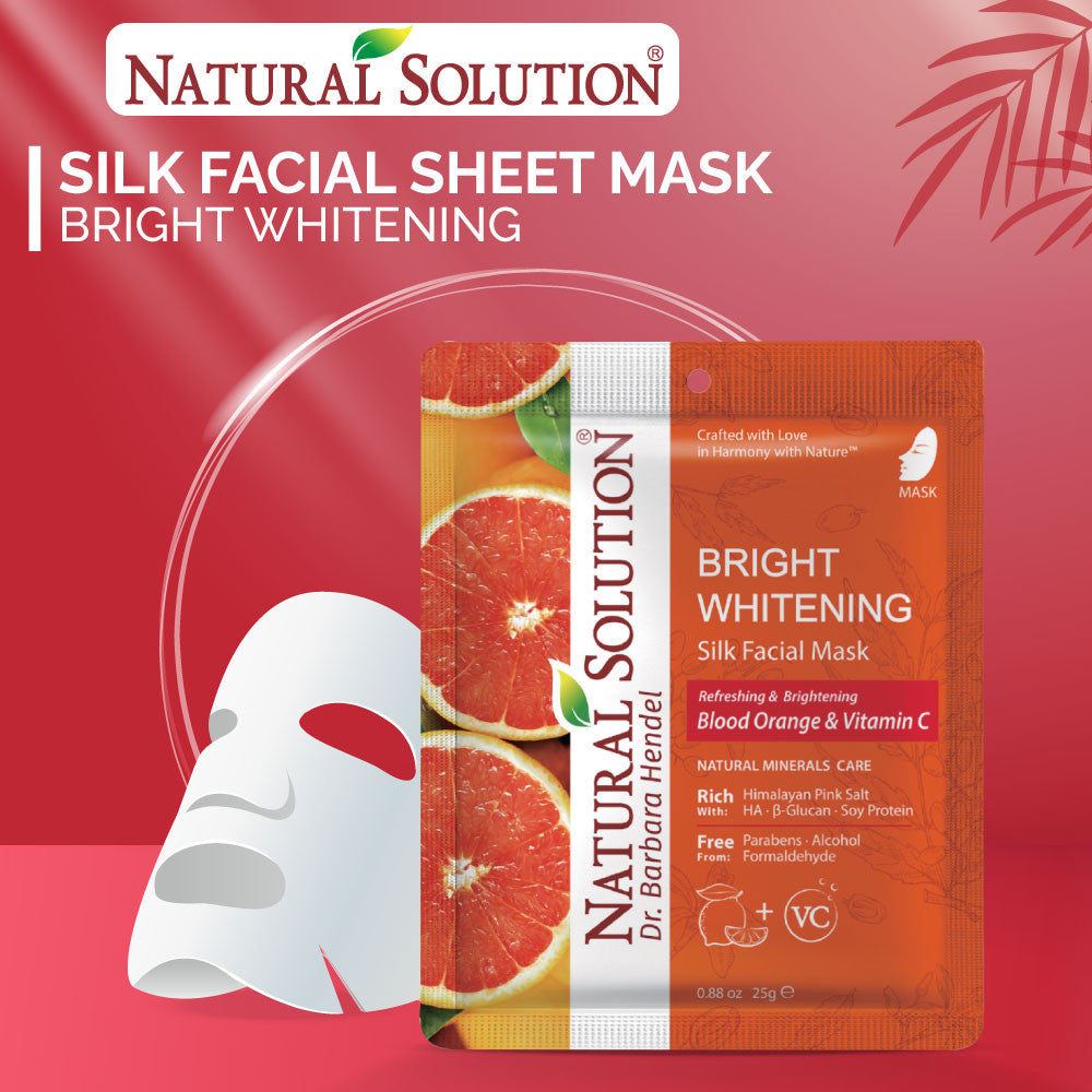 Facial Mask (Blood Orange &amp; Vitamin C) - 25g | Natural Solution