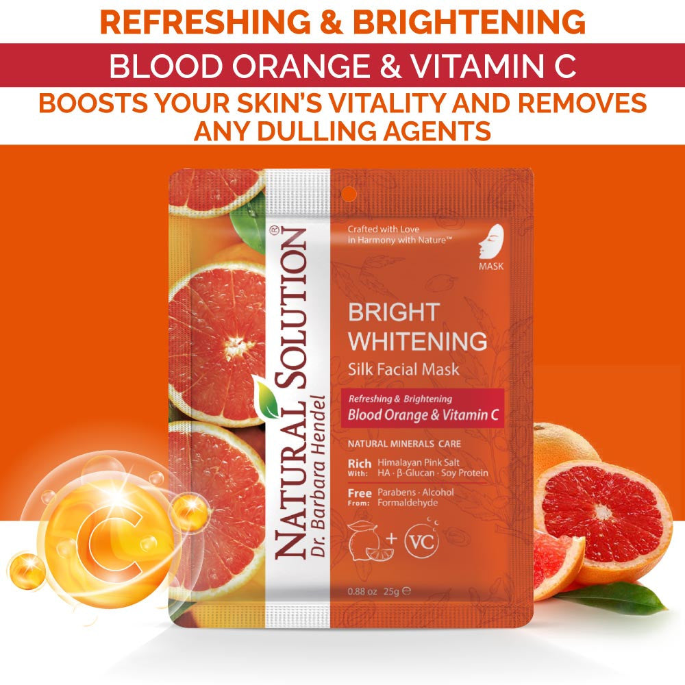 Facial Mask (Blood Orange &amp; Vitamin C) - 25g | Natural Solution