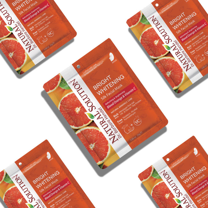 Facial Mask (Blood Orange &amp; Vitamin C) - 25g | Natural Solution