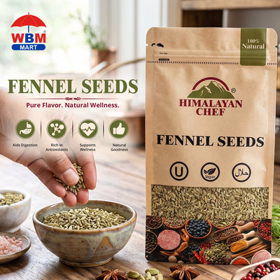Gluten Free Fennel Seeds 0.2 lbs (100g) | Himalayan Chef