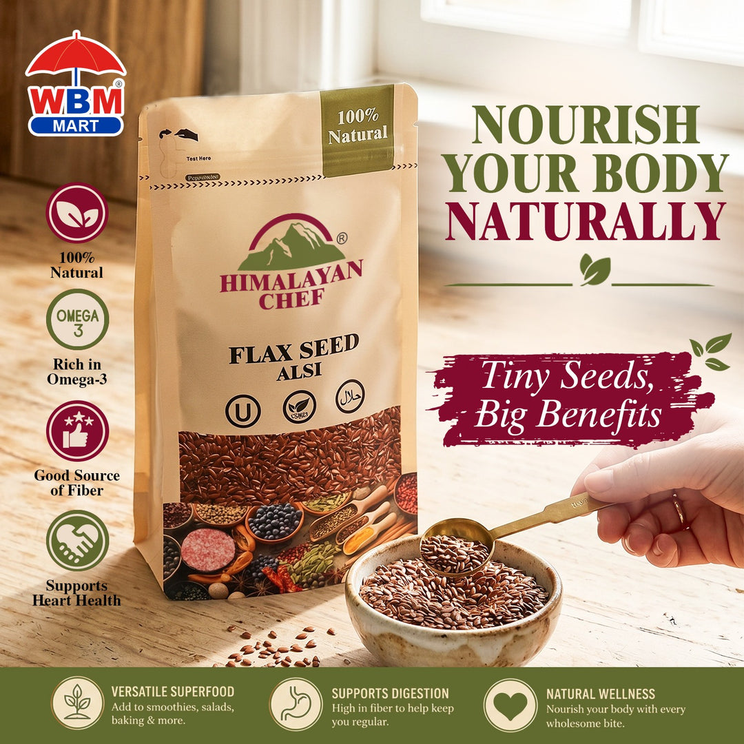 Alsi (Flax Seed) - 0.2lbs (100g) | Himalayan Chef