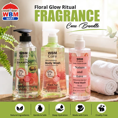 Floral Glow Ritual – Fragrance Care Bundle | WBM MART