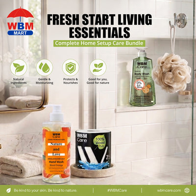 Fresh Start Living Essentials – Complete Home Setup Care Bundle | WBM Mart