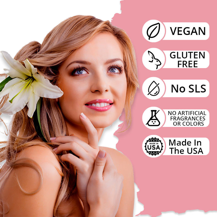 Smooth &amp; Silky Shampoo with Rose &amp; Avocado - 500 ml | WBM Care
