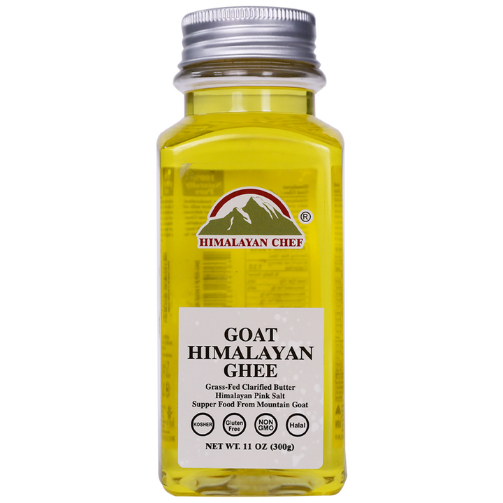 Himalayan Desi Goat Ghee- Square Plastic jar 0.66 lbs (0.3 Ltr)