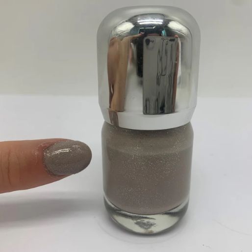 Little Silver Cap Nail Polish | 07 Glitter Grey | WBM MART