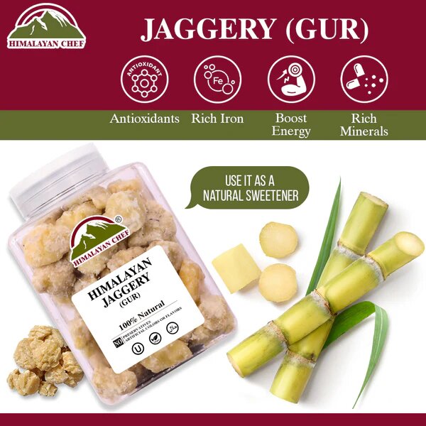 Jaggery (Gur) - 3.7 lbs (1700g) | Himalayan Chef