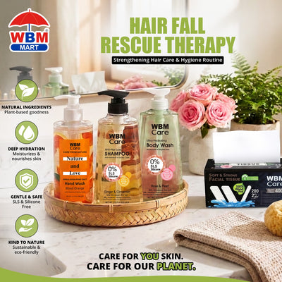 Hair Fall Rescue Therapy – Strengthening Hair Care & Hygiene Routine | WBM Mart