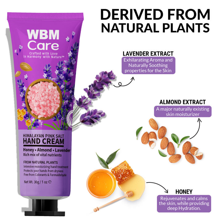 Hand Cream (Lavender &amp; Almond) - 30g | WBM Care