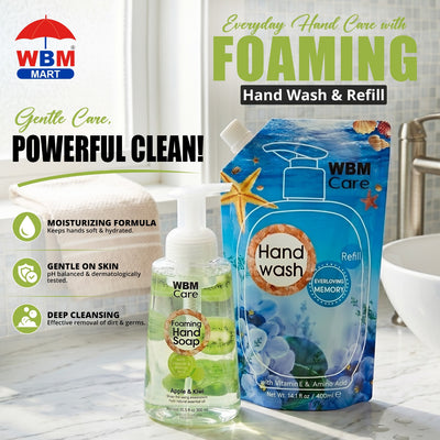 Everyday Hand Care with Foaming Hand Wash & Refill | WBM Care