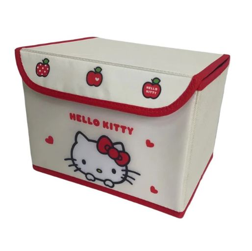 Hello Kitty Apple Collection Storage Box with Lid Small Organizer | WBM MART