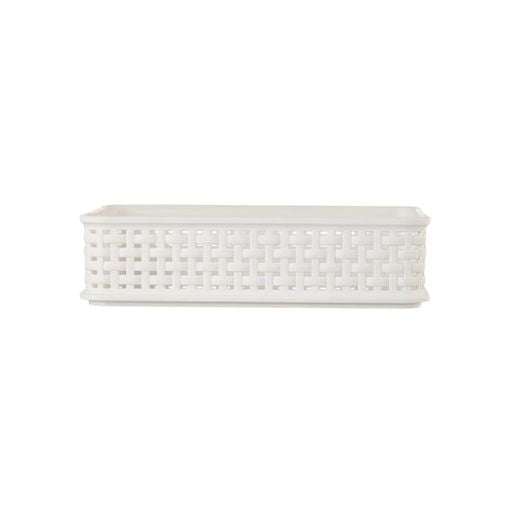 Hollow-Out Imitation Rattan Rectangle Storage Basket | Medium | WBM MART