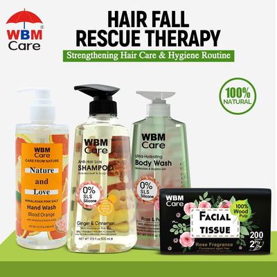 Hair Fall Rescue Therapy – Strengthening Hair Care & Hygiene Routine | WBM Mart