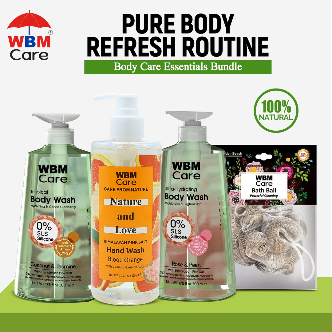 Pure Body Refresh Routine – Body Care Essentials Bundle | WBM MART