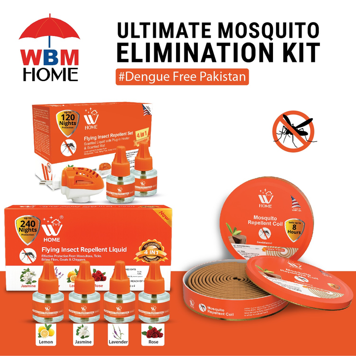 Mosquito Repellent Coil+ Repellent Machine Bundle – Complete Mosquito Killer Set | WBM Mart