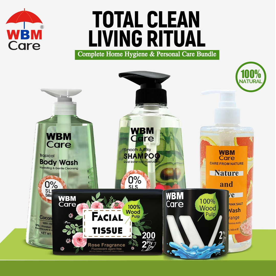 Total Clean Living Ritual – Complete Home Hygiene &amp; Personal Care Bundle | WBM MART