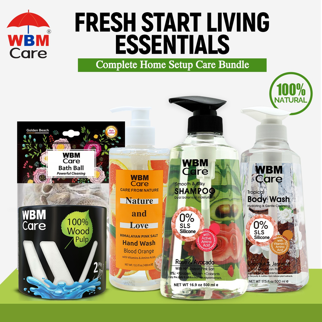 Fresh Start Living Essentials – Complete Home Setup Care Bundle | WBM Mart