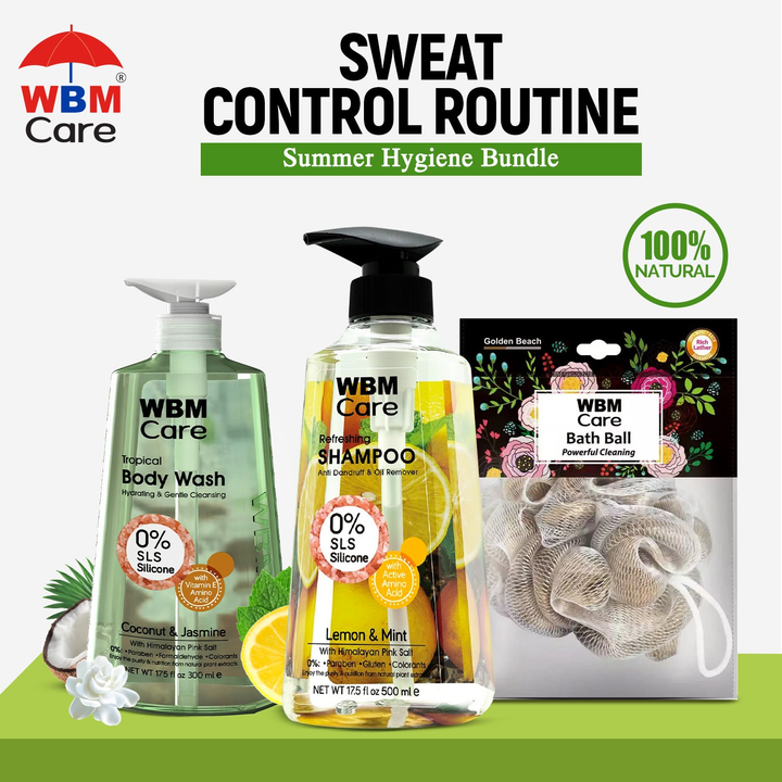 Sweat Control Routine – Summer Hygiene Bundle | WBM MART