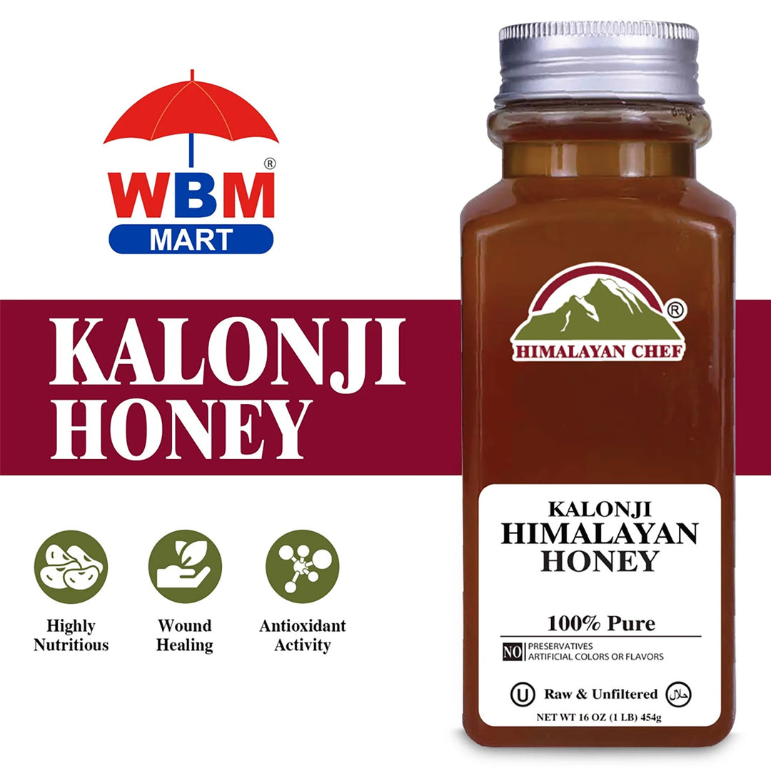 Kalonji Honey - 1 lbs (480g) | Himalayan Chef