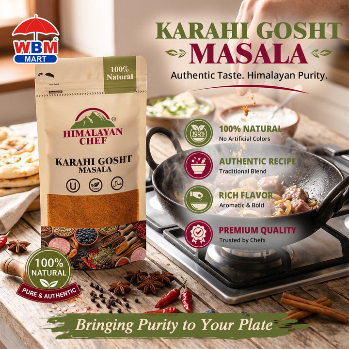 Karahi Gosht Masala - 0.22 lbs (100g) | Himalayan Chef