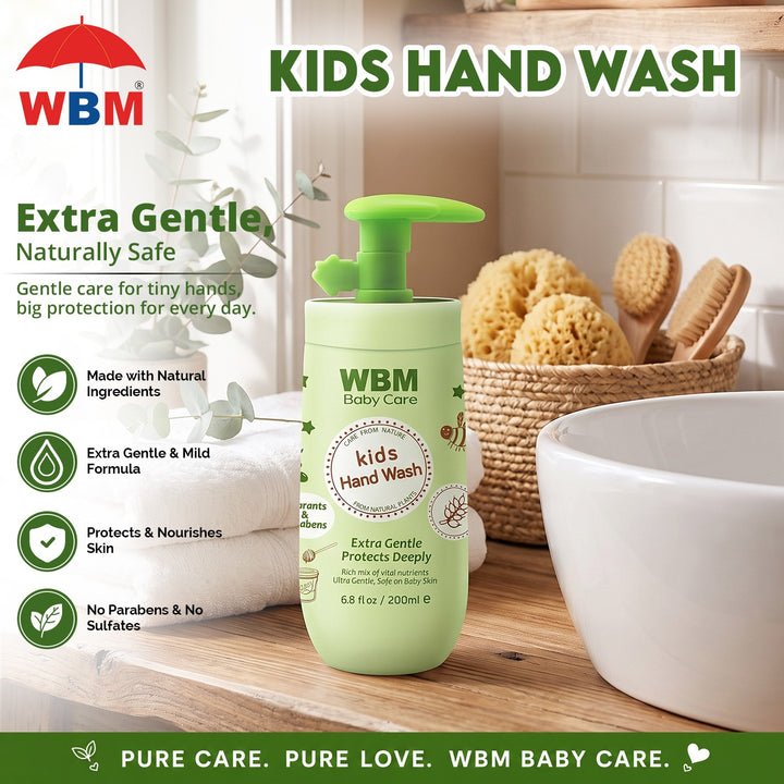 Kids Hand Wash - 200 ml | WBM Baby Care