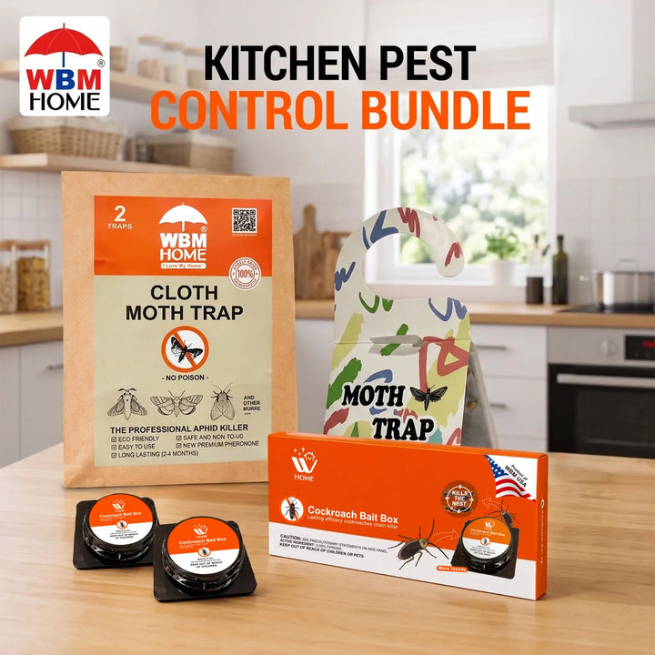 Kitchen Pest Control Kit – Cockroach &amp; Bait Trap Combo | WBM Mart