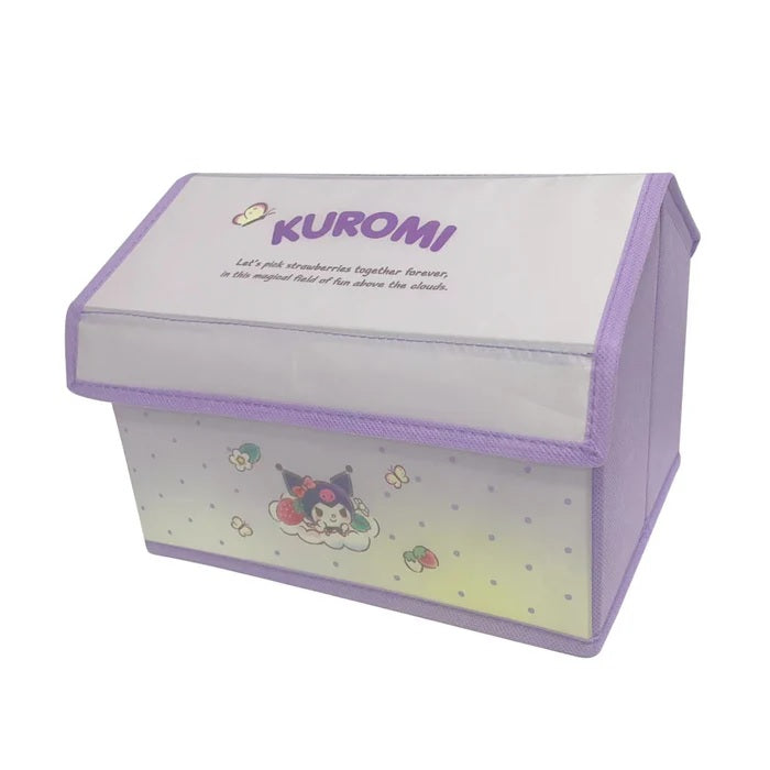 Sanrio Kuromi Strawberry Collection House Storage Box – Cute Organizer Bin | WBM MART