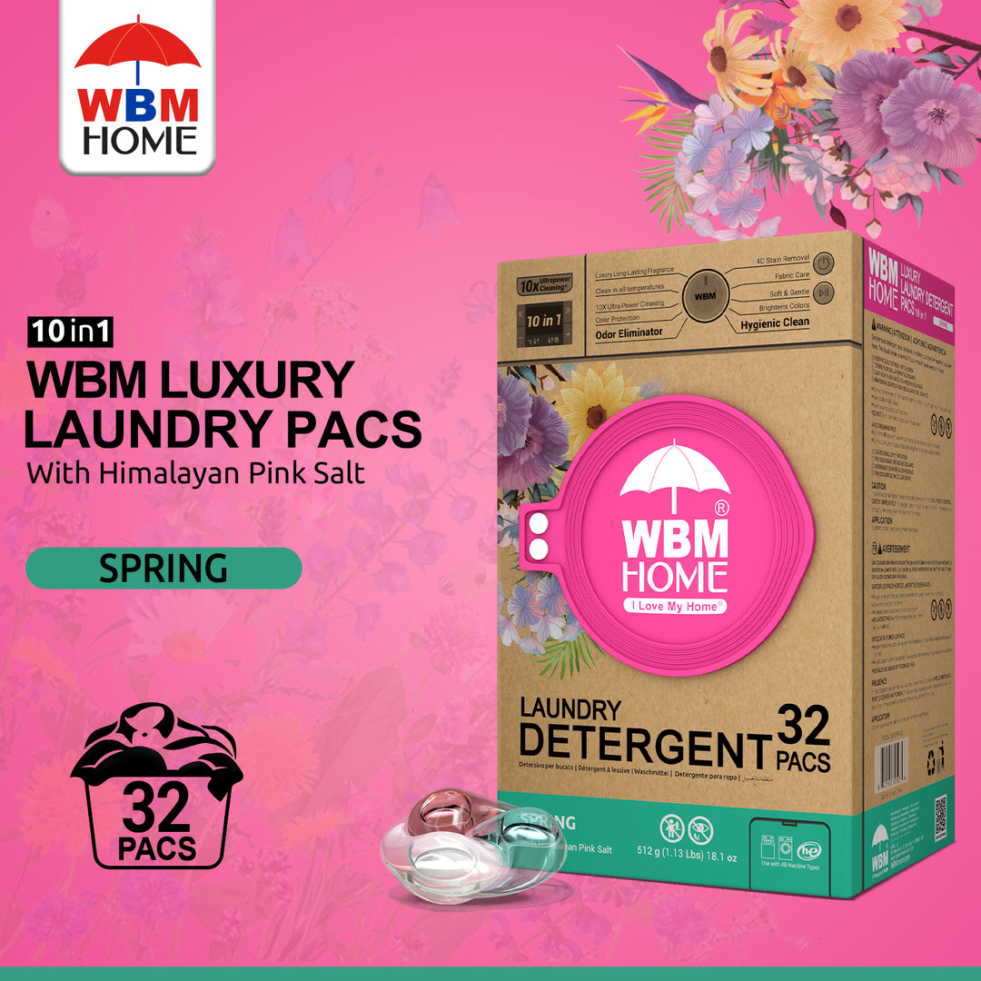 Laundry Pods (Spring) Box - 32 Pcs | WBM Home