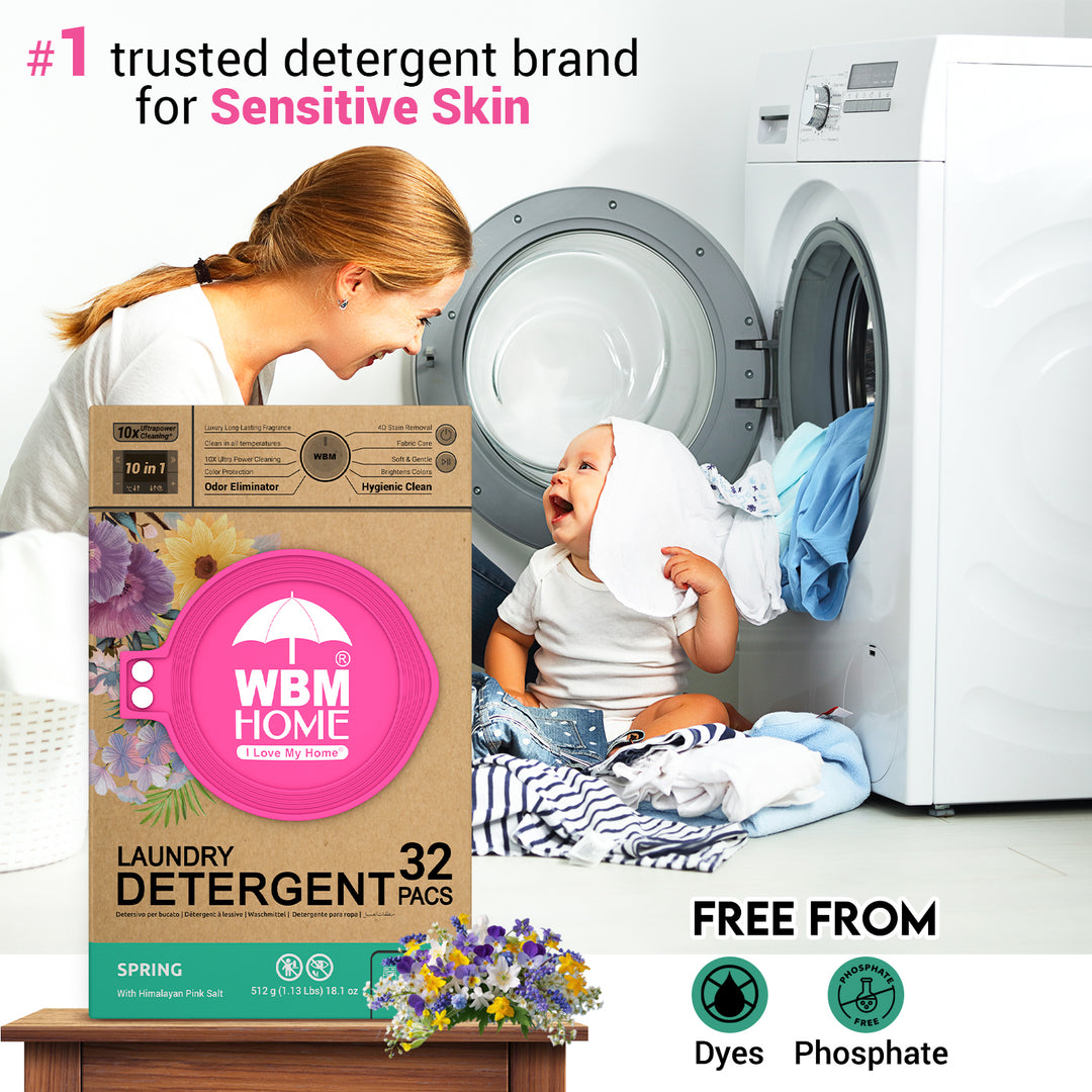Laundry Pods (Spring) Box - 32 Pcs | WBM Home