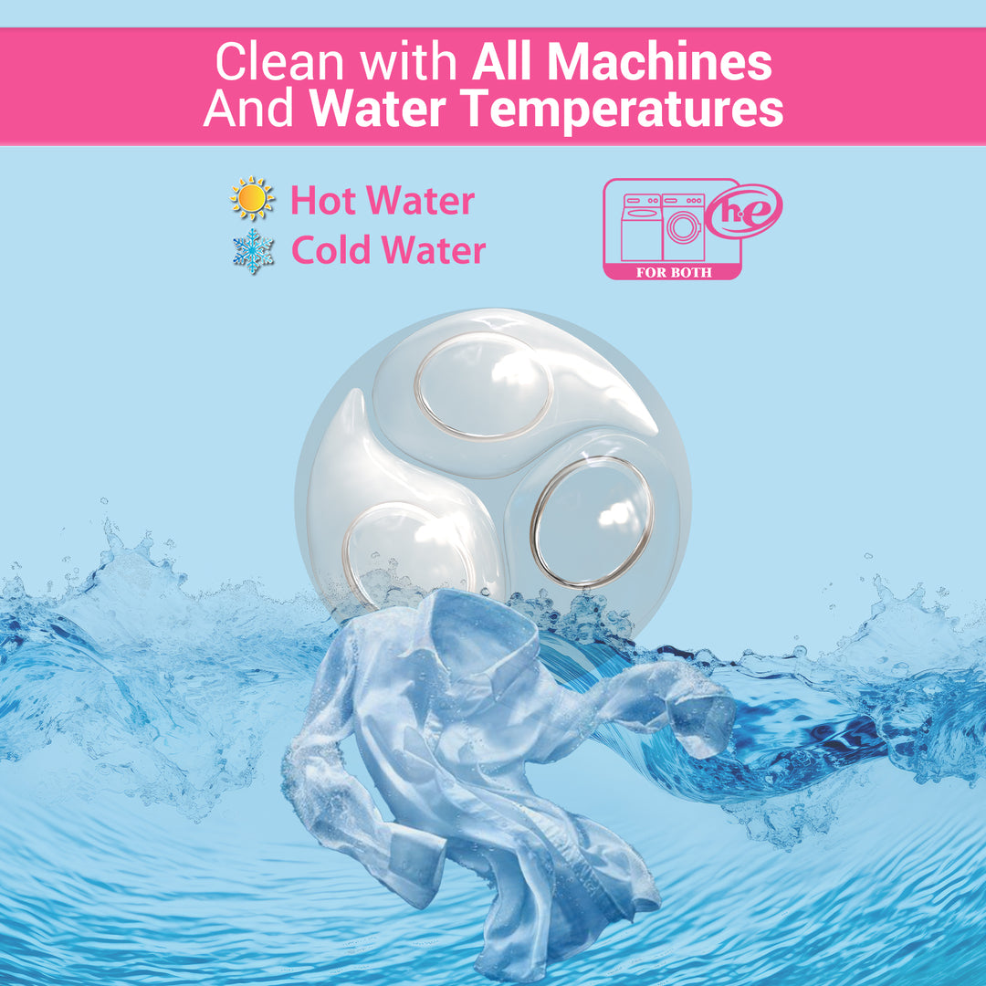 Laundry Pods (Fresh &amp; Clear Scent Free) Box - 32 Pcs | WBM Home