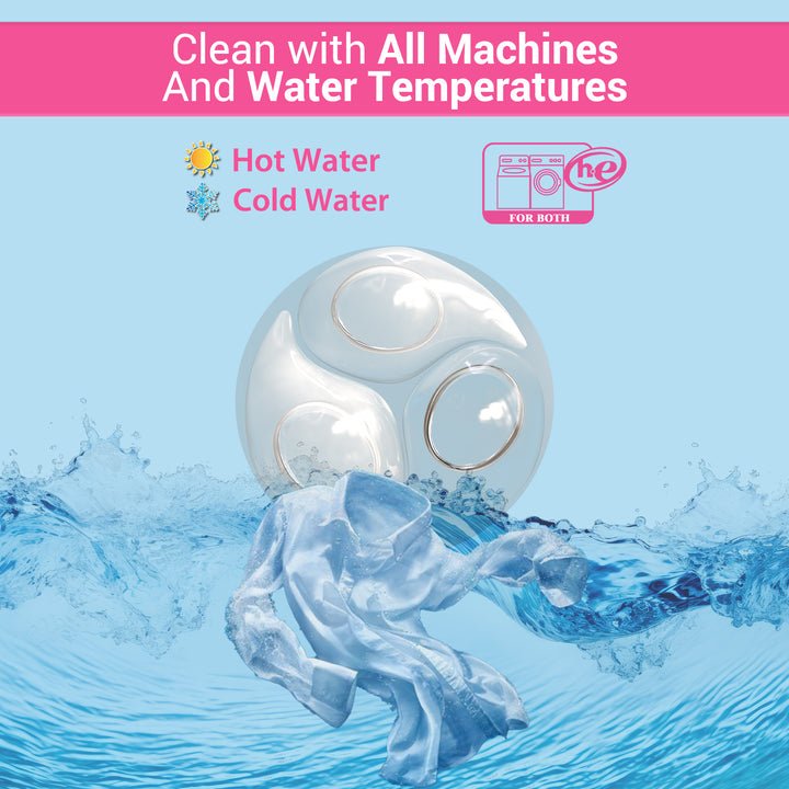 Laundry Pods (Fresh &amp; Clear Scent Free) Box - 32 Pcs | WBM Home