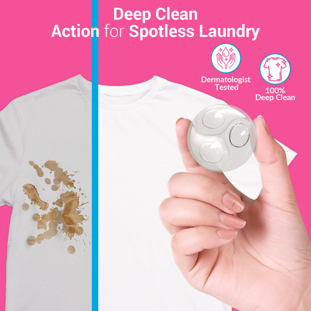 Laundry Pods (Fresh &amp; Clear Scent Free) Box - 32 Pcs | WBM Home