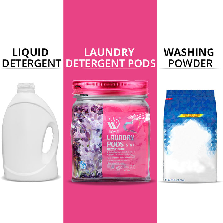 Laundry Pods (Lavender) Bag - 32 Pcs | WBM Home
