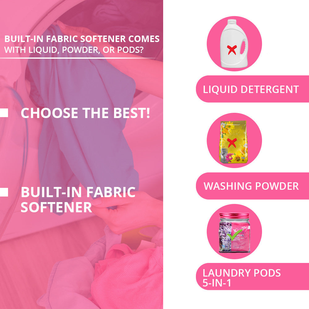 Laundry Pods (Lavender) Bag - 32 Pcs | WBM Home