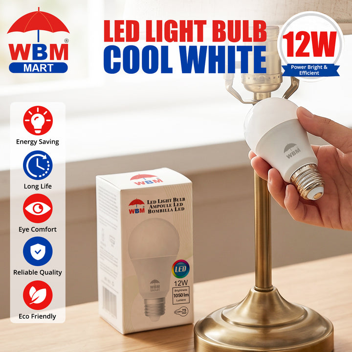LED Light Bulb - Cool White (12W) | Himalayan Glow