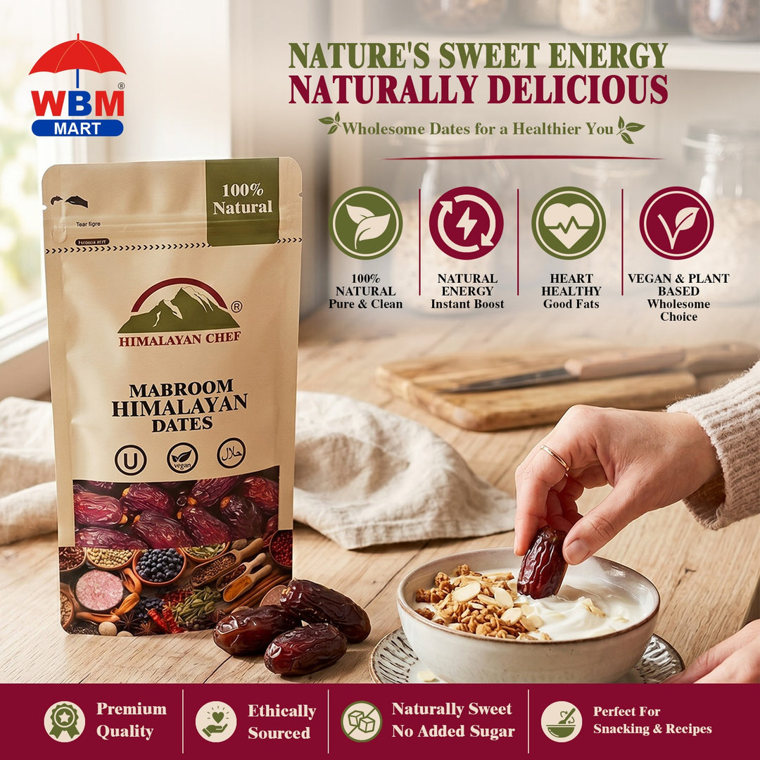 Mabroom Date (Khajoor) - 0.9 lbs (400g) | Himalayan Chef