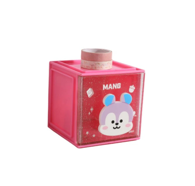 BT21 MANG Small Storage Cube Cute Organizer Box | WBM MART