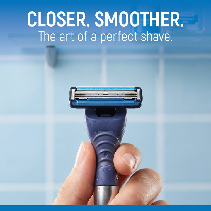 Portable Five Blade Men Razor with Storage Box &amp; Extra Refill | WBM Men Care